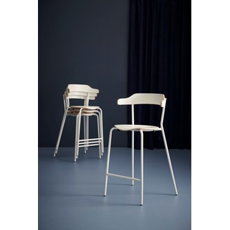 Barstol Jessy BX sh 65 cm vitt stativ