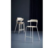 Barstol Jessy sh 65 cm silverstativ