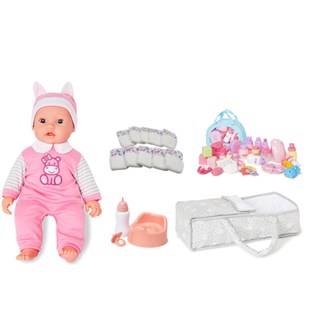Docka med tillbehör