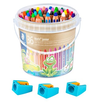 Färgpennor Staedtler Noris Junior, 36-pack