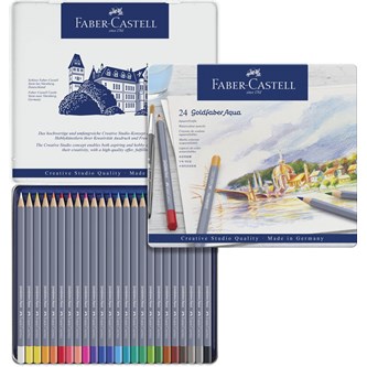Akvarellpennor Faber Castell, 24-pack