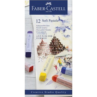 Softpastellkritor Faber Castell, 12-pack