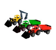 Traktor och grävare 3 st