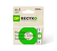 Batteri AA, laddningsbart 4-pack