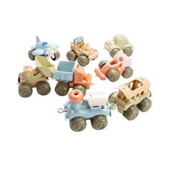 Dantoy Fordon av bioplast, 8 delar