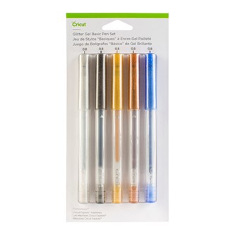 Cricut Maker Glitter Gel Pen Set 5-pack