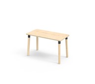 Bord Helmi FSC laminat 120x60 cm svart hylsa