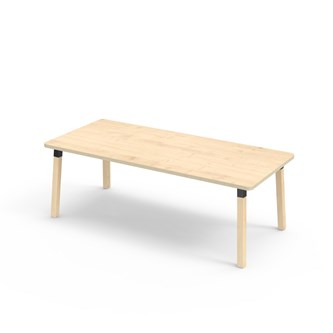 Bord Helmi FSC laminat 180x80 cm svart hylsa