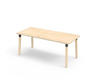 Bord Helmi FSC laminat 180x80 cm svart hylsa