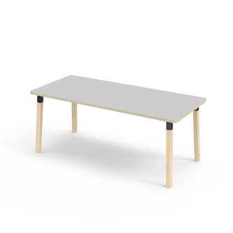 Bord Helmi FSC laminat 180x80 cm svart hylsa