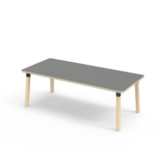 Bord Helmi FSC laminat 180x80 cm svart hylsa