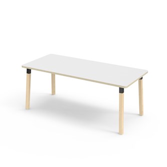 Bord Helmi FSC laminat 180x80 cm svart hylsa