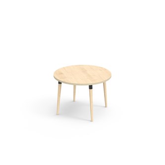 Bord My FSC akustiklaminat ø 90 cm svart hylsa