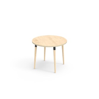 Bord My FSC akustiklaminat ø 90 cm svart hylsa