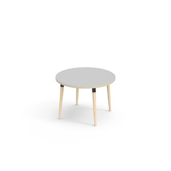 Bord My FSC akustiklaminat ø 90 cm svart hylsa