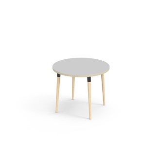 Bord My FSC akustiklaminat ø 90 cm svart hylsa