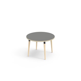 Bord My FSC akustiklaminat ø 90 cm svart hylsa