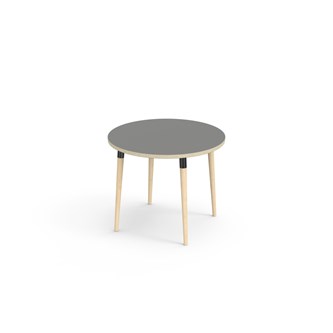 Bord My FSC akustiklaminat ø 90 cm svart hylsa