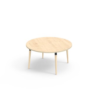 Bord My FSC laminat ø 120 cm svart hylsa