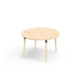 Bord My FSC laminat ø 120 cm svart hylsa