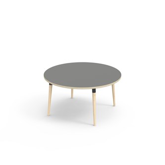 Bord My FSC laminat ø 120 cm svart hylsa