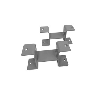 Edge koppling 4 skärmar, X-form 90°