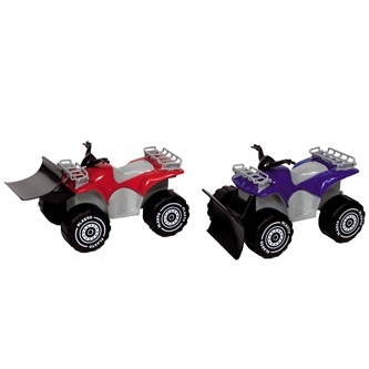 Plasto Fyrhjuling med schaktblad, 2-pack