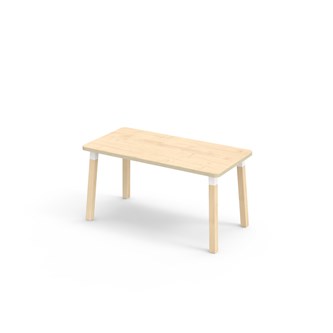 Bord Helmi FSC akustiklaminat 120x60 cm vit hylsa