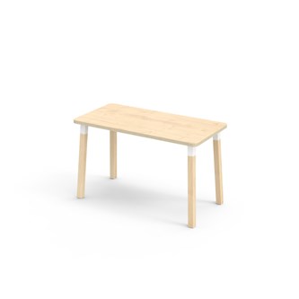 Bord Helmi FSC akustiklaminat 120x60 cm vit hylsa