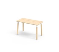 Bord Helmi FSC akustiklaminat 120x60 cm vit hylsa