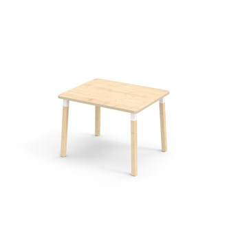 Bord Helmi FSC laminat 100x80 cm vit hylsa