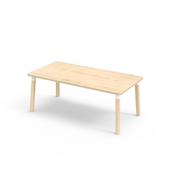 Bord Helmi FSC akustiklaminat 160x80 cm vit hylsa