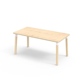 Bord Helmi FSC akustiklaminat 160x80 cm vit hylsa