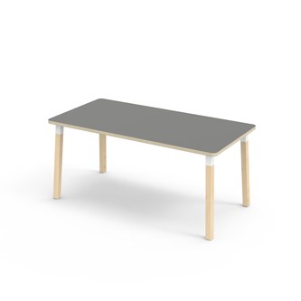 Bord Helmi FSC akustiklaminat 160x80 cm vit hylsa