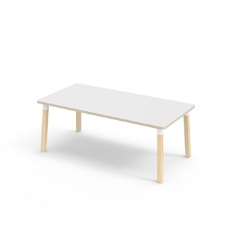 Bord Helmi FSC akustiklaminat 160x80 cm vit hylsa