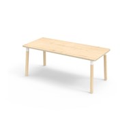 Bord Helmi FSC akustiklaminat 180x80 cm vit hylsa