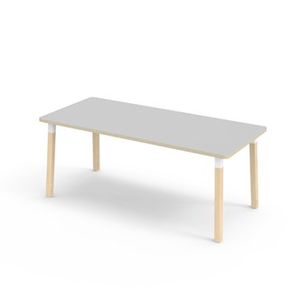 Bord Helmi FSC akustiklaminat 180x80 cm vit hylsa