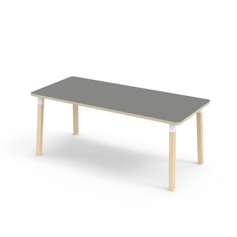 Bord Helmi FSC akustiklaminat 180x80 cm vit hylsa