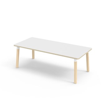 Bord Helmi FSC akustiklaminat 180x80 cm vit hylsa