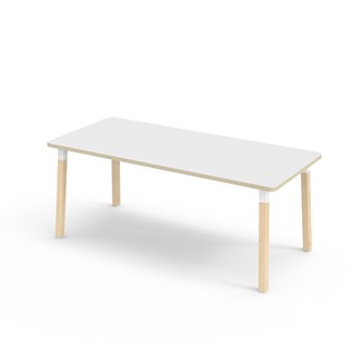 Bord Helmi FSC akustiklaminat 180x80 cm vit hylsa