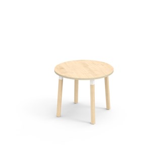 Bord Helmi FSC akustiklaminat ø 90 cm vit hylsa