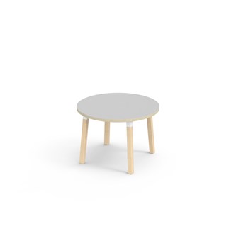 Bord Helmi FSC akustiklaminat ø 90 cm vit hylsa