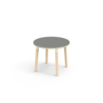 Bord Helmi FSC akustiklaminat ø 90 cm vit hylsa