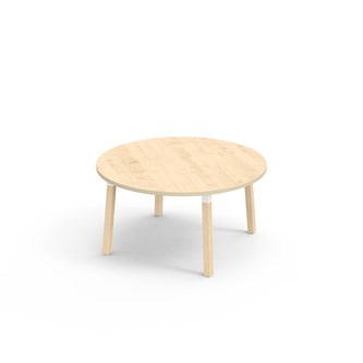 Bord Helmi FSC akustiklaminat ø 120 cm vit hylsa