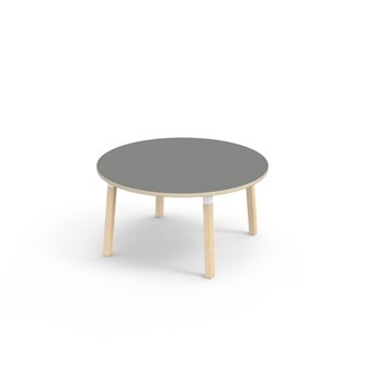 Bord Helmi FSC akustiklaminat ø 120 cm vit hylsa