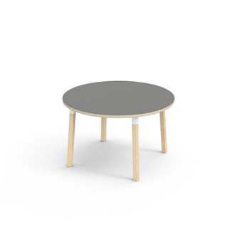 Bord Helmi FSC akustiklaminat ø 120 cm vit hylsa