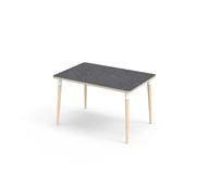 Bord My akustik linoleum 120x80 cm vit hylsa