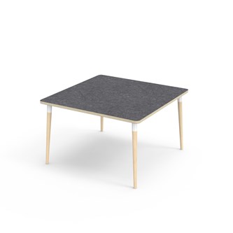 Bord My akustik linoleum 120x120 cm vit hylsa