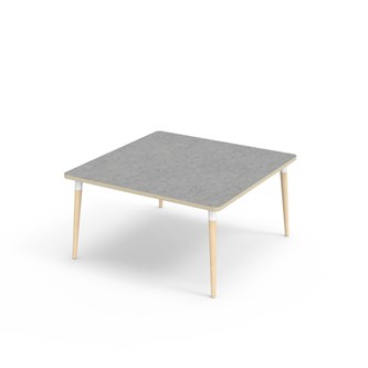 Bord My akustik linoleum 120x120 cm vit hylsa