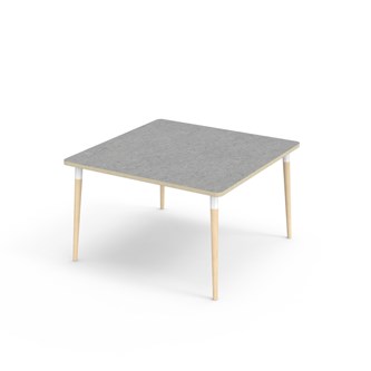 Bord My akustik linoleum 120x120 cm vit hylsa